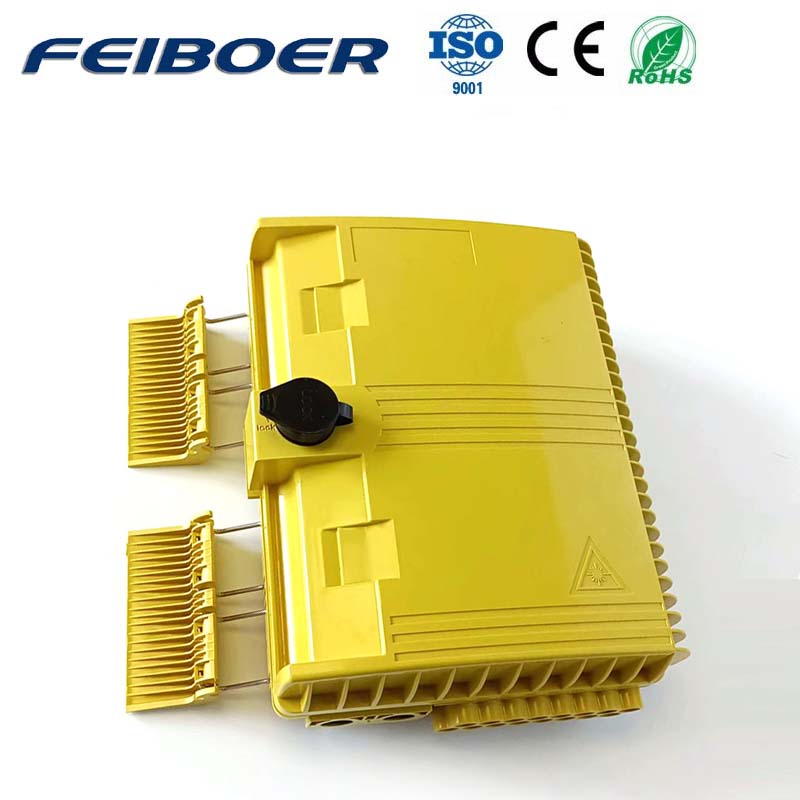 Outdoor Distribution Optical Ftth Core Splitter Fiber Optic Terminal Box