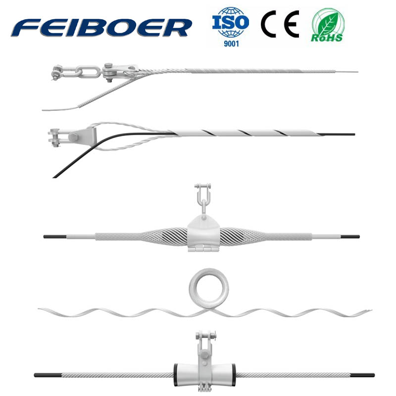 Preformed Tension Set OPGW/ADSS Cable Installation Helical Tension Set for ADSS