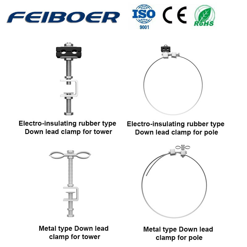 Down Lead Clamp for Electric Cable Wire Fittings