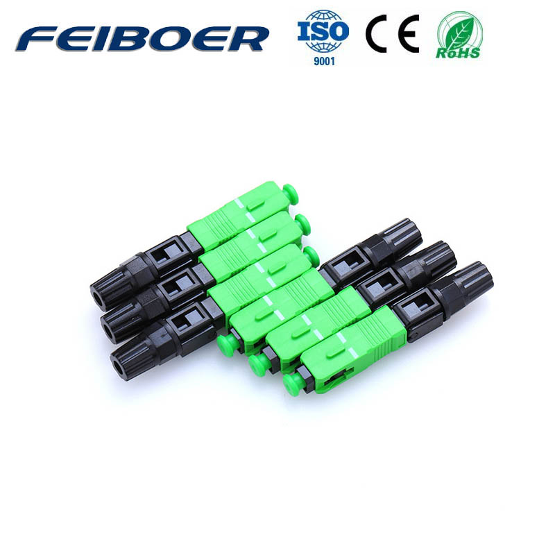 FTTH fibra optica monomodo rapido conector