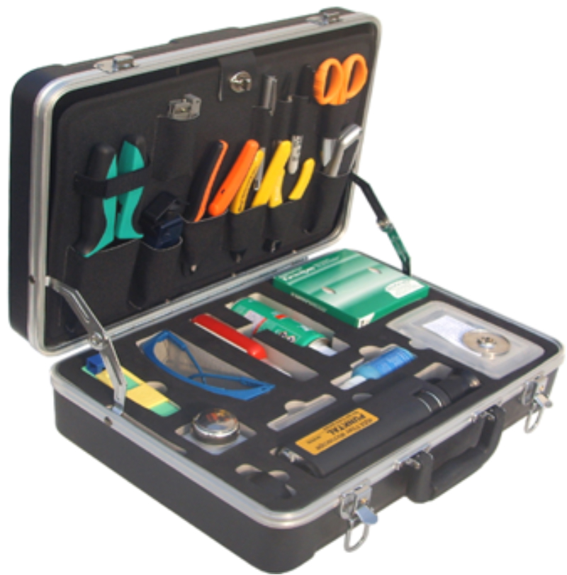 fiber optic termination tool kits