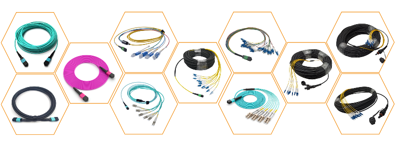 MPO Patch Cords Patch Cable Assemblies