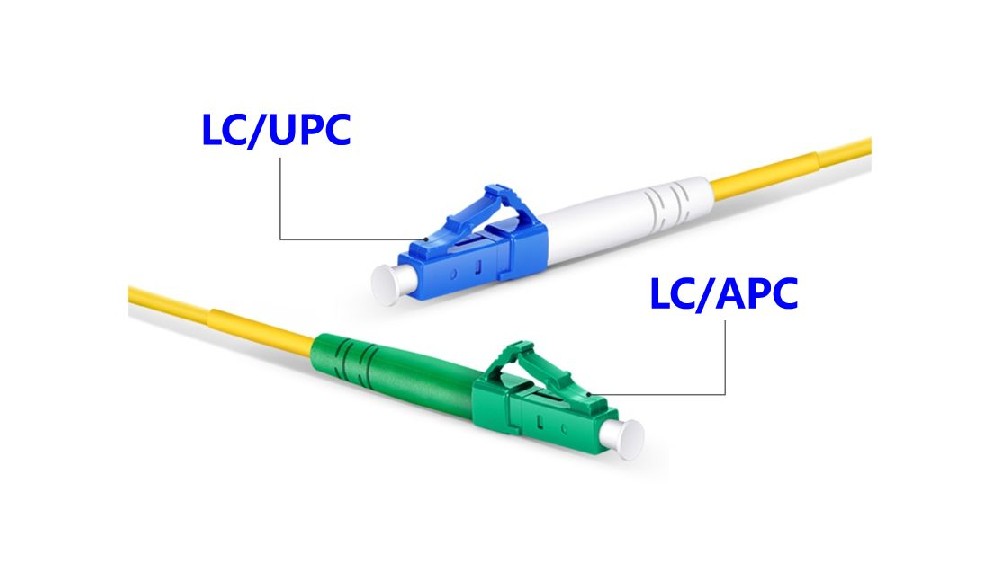 What are the characteristics of APC type fiber optic connector?