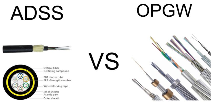 The difference between ADSS fiber optic cable and OPGW fiber optic cable