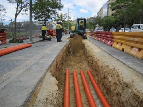 What is Underground fiber optic cables?
