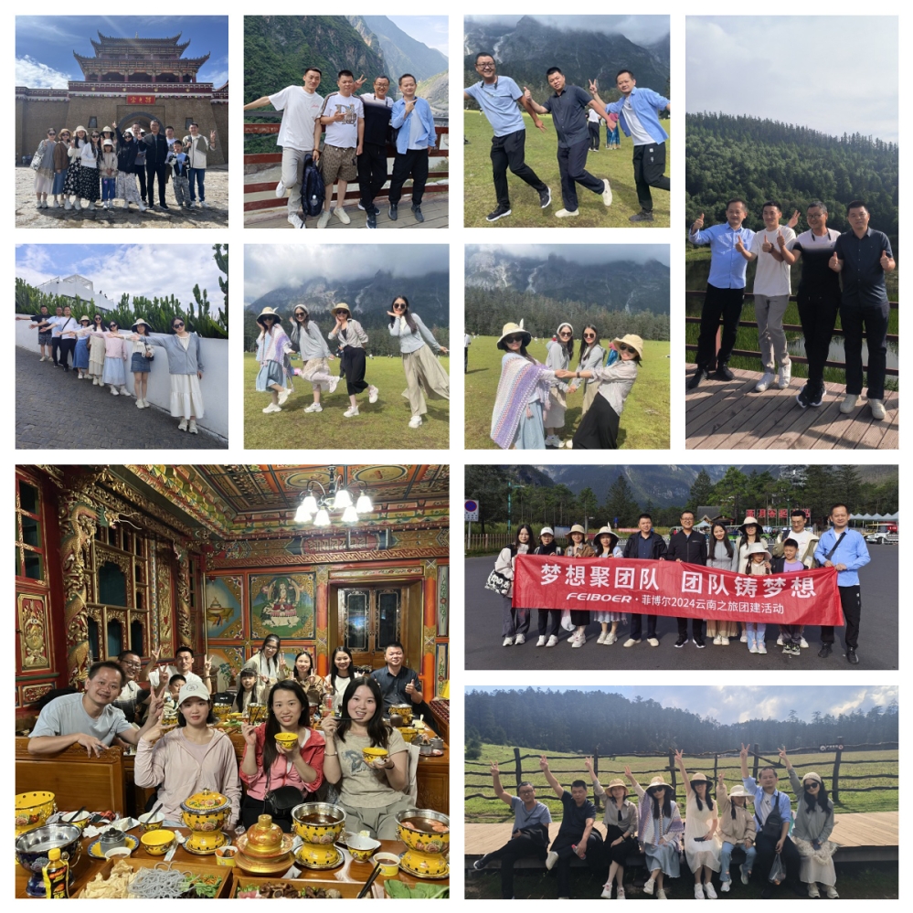 Feiboer foreign trade team came to Yunnan for tourism team building activities